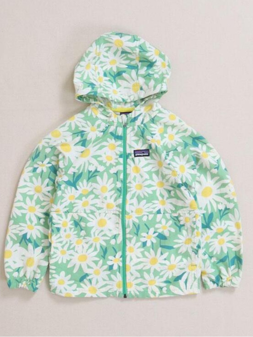 Patagonia Baby Baggies Windbreaker Jacket Floral Print - Size 3 months